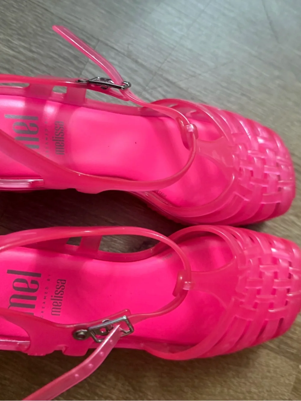 Mini Melissa Vixen Pink Jelly Heeled Sandals - 3